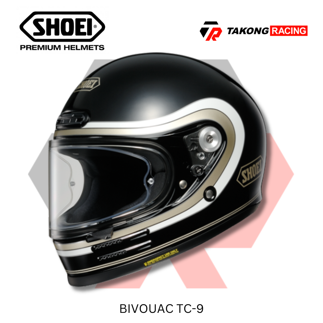 【美品】SHOEI Glamster BIVOUAC TC-9 Shoei Glamster 06 Bivouac TC-9 - Worldwide Shipping!