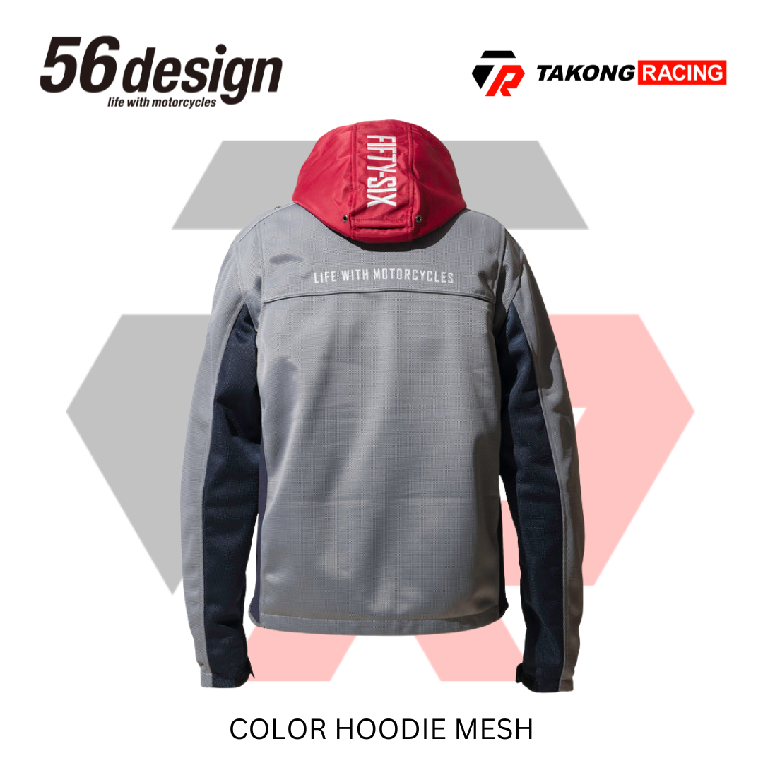 Jual FIFTY-SIX COLOR HOODIE MESH JACKET EVO 56 Design Color Hoodie