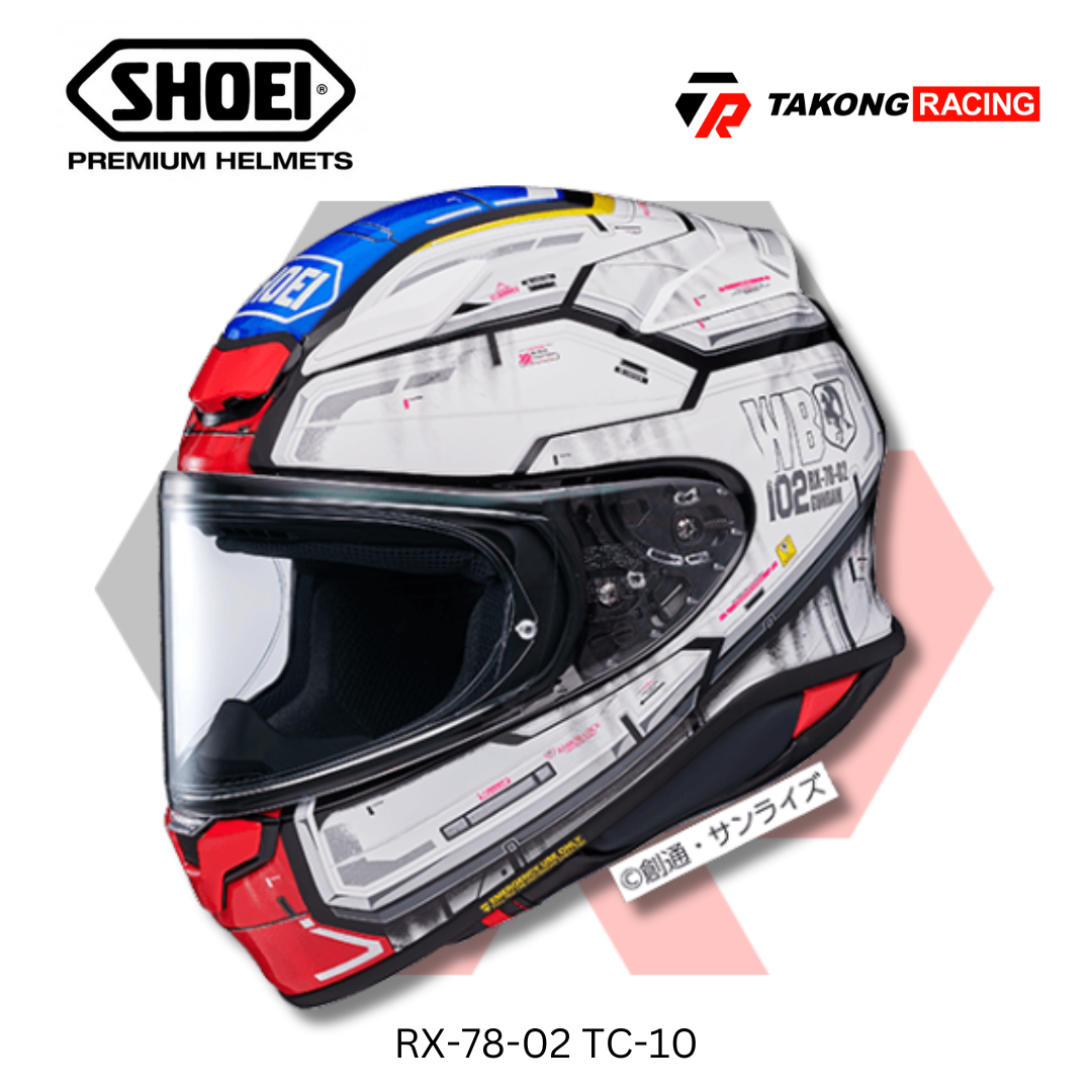 SHOEI Helmets - NXR-2 Gundam RX-78-02 TC-10 – Takong Racing