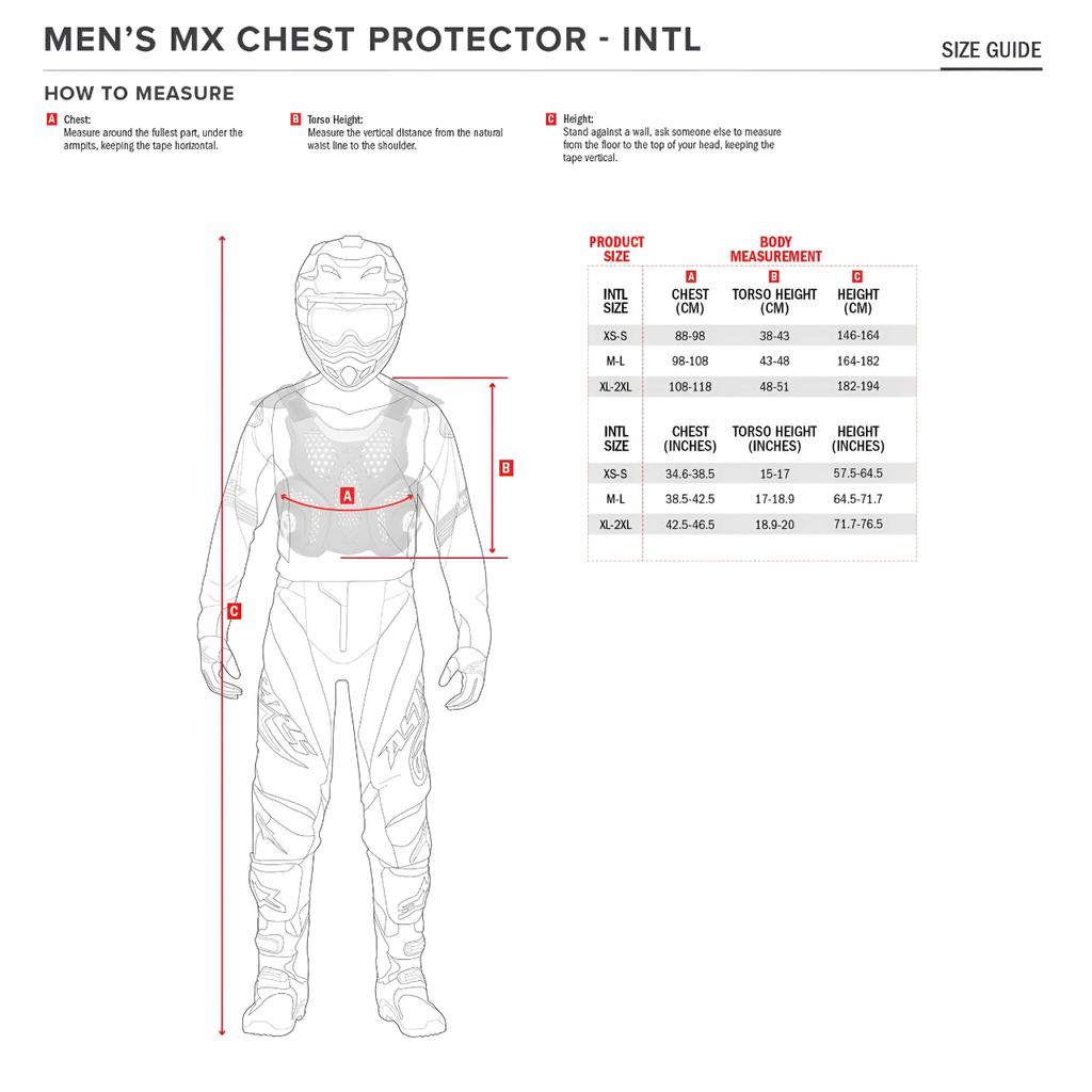 ASTARS MAN MX CHEST