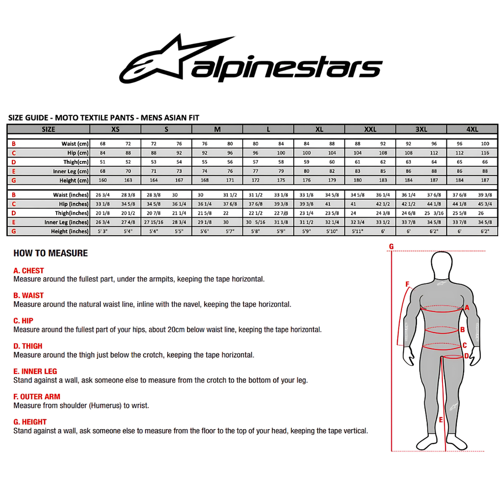 ASTARS ASIAN FIT PANTS