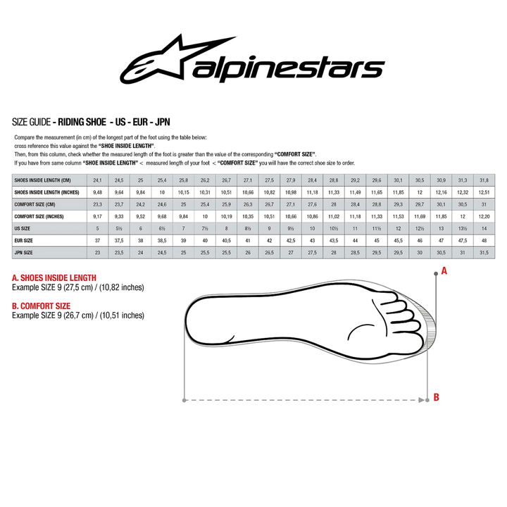 ASTARS RIDING SHOE