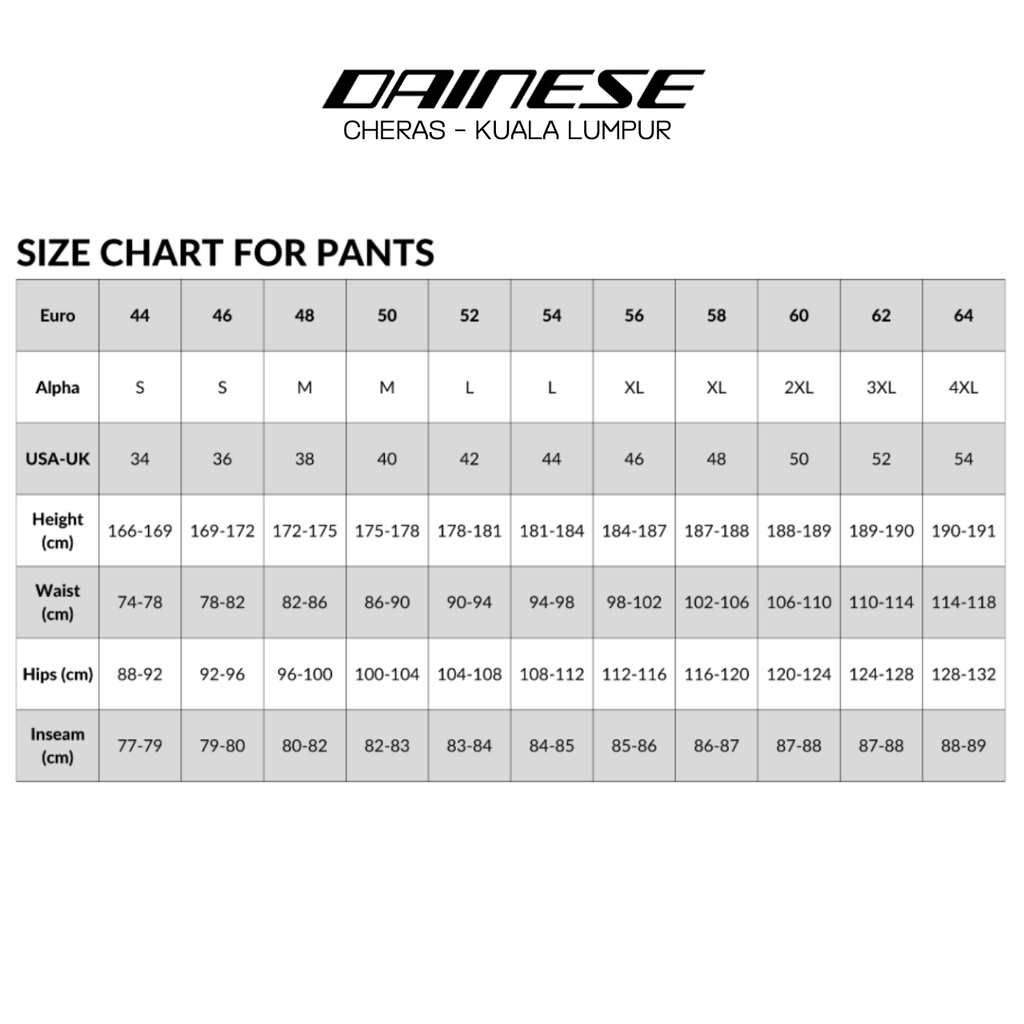 DAINESE PANTS