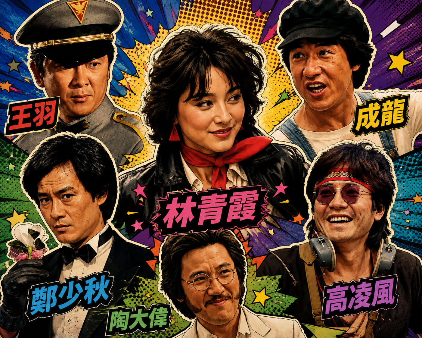 《迷你特攻隊》裏五個大牌男明星中，真正跟林青霞交往過的僅有一位，是誰呢？