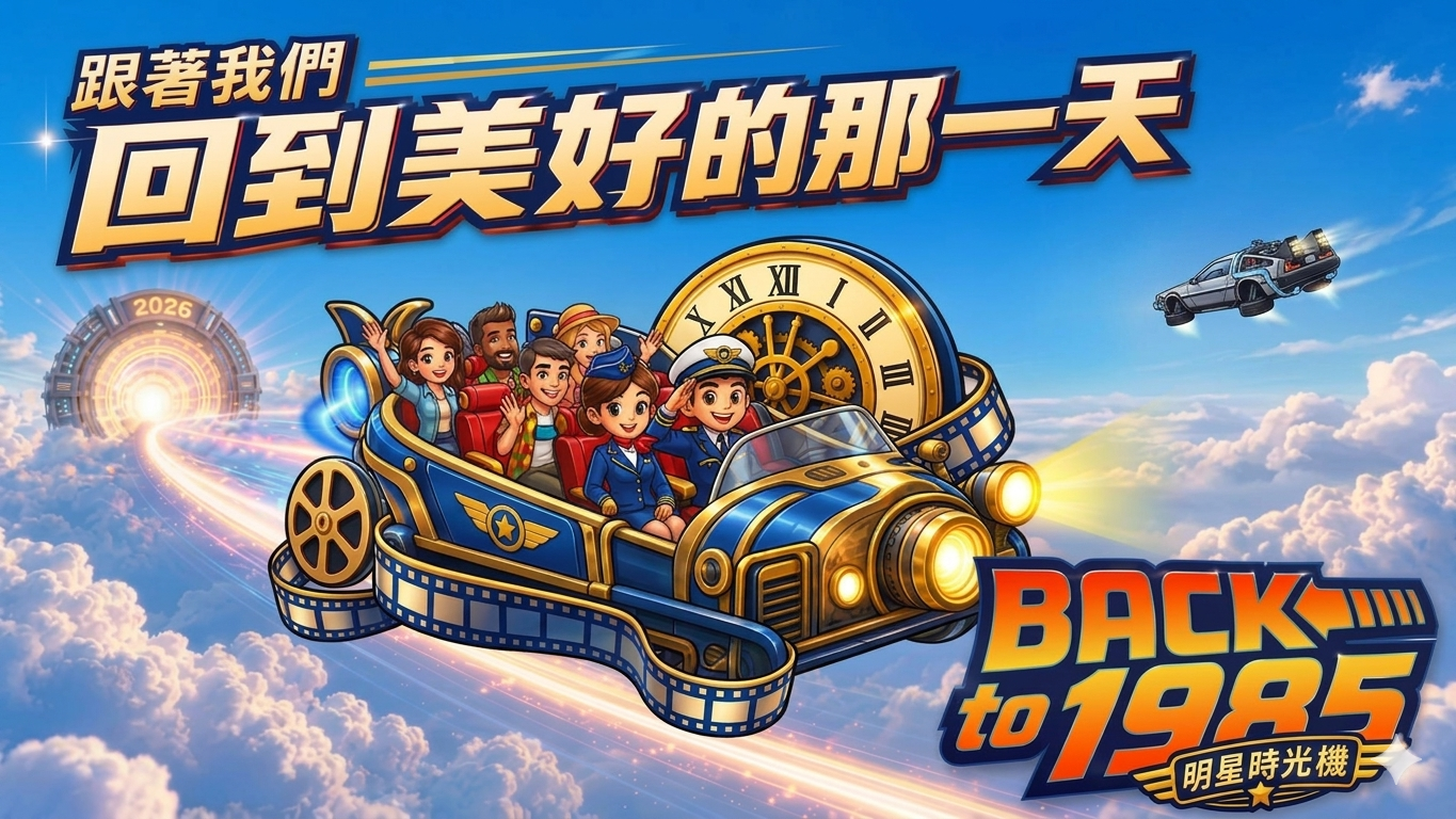 為什麼是 1985？ 🚀 歡迎登機!「1985 明星時光機」正式啟航!