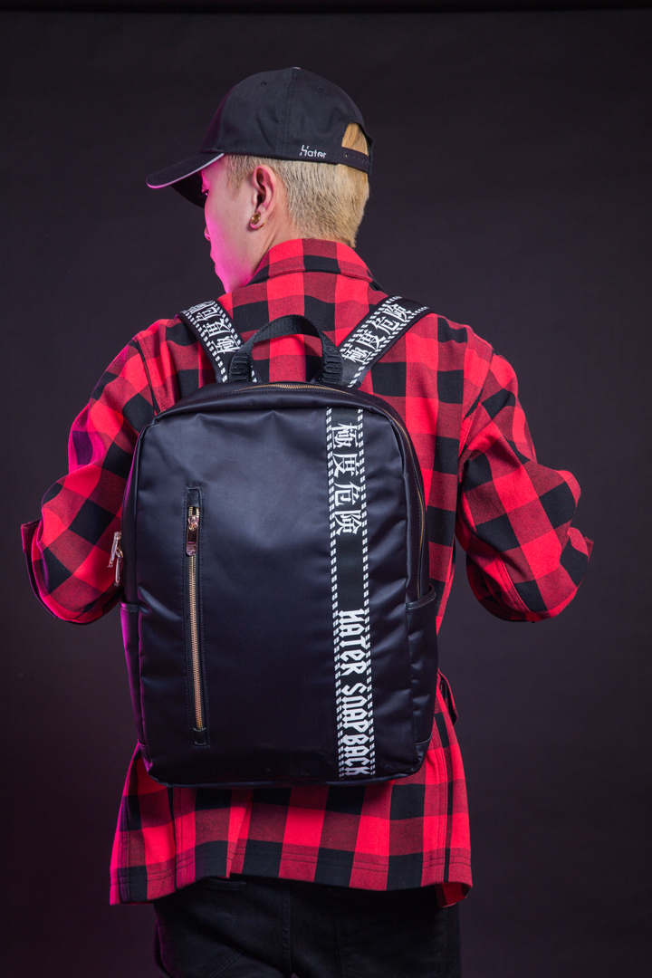 hater snapback backpack