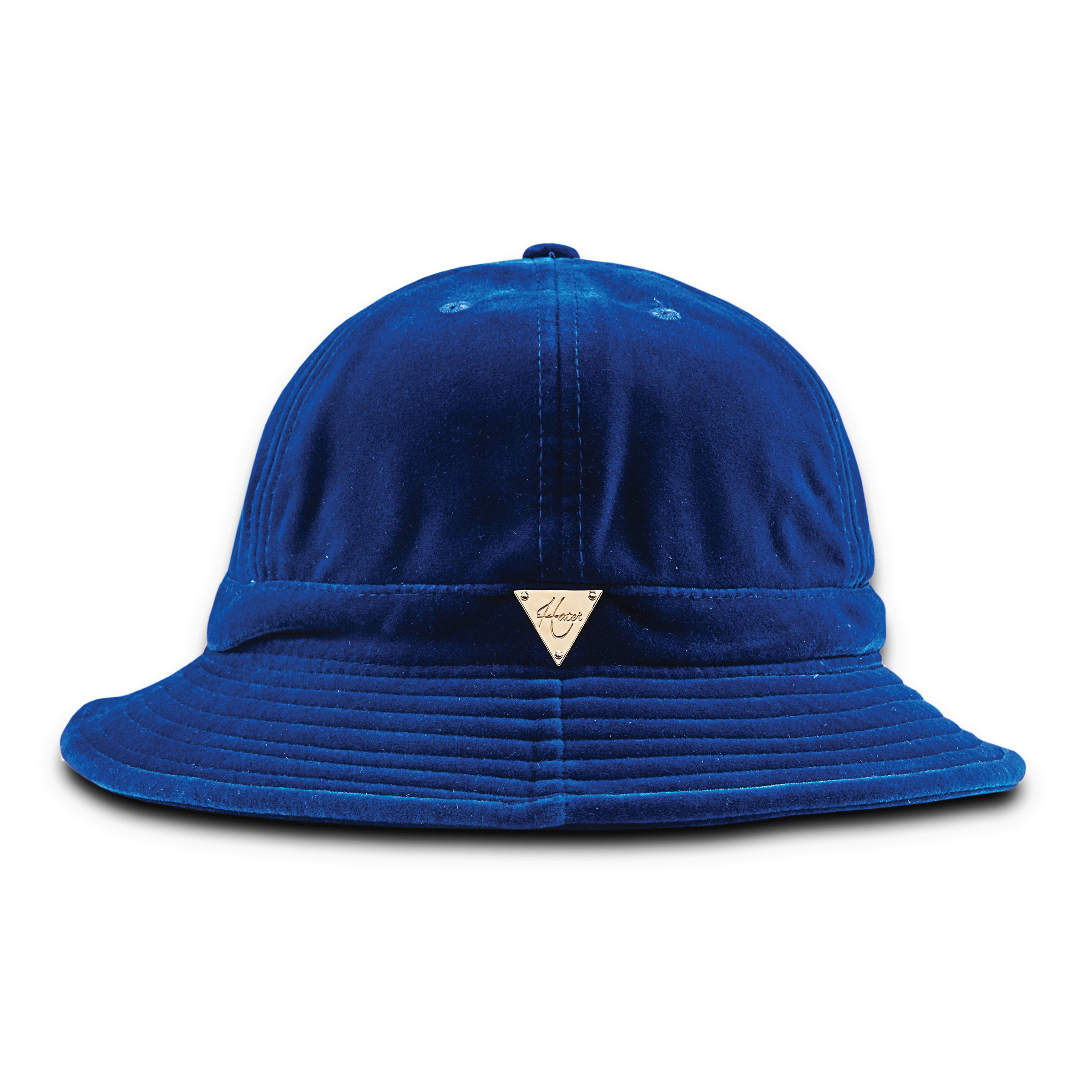 【bh/27】hater velvet bucket hat - royal blue