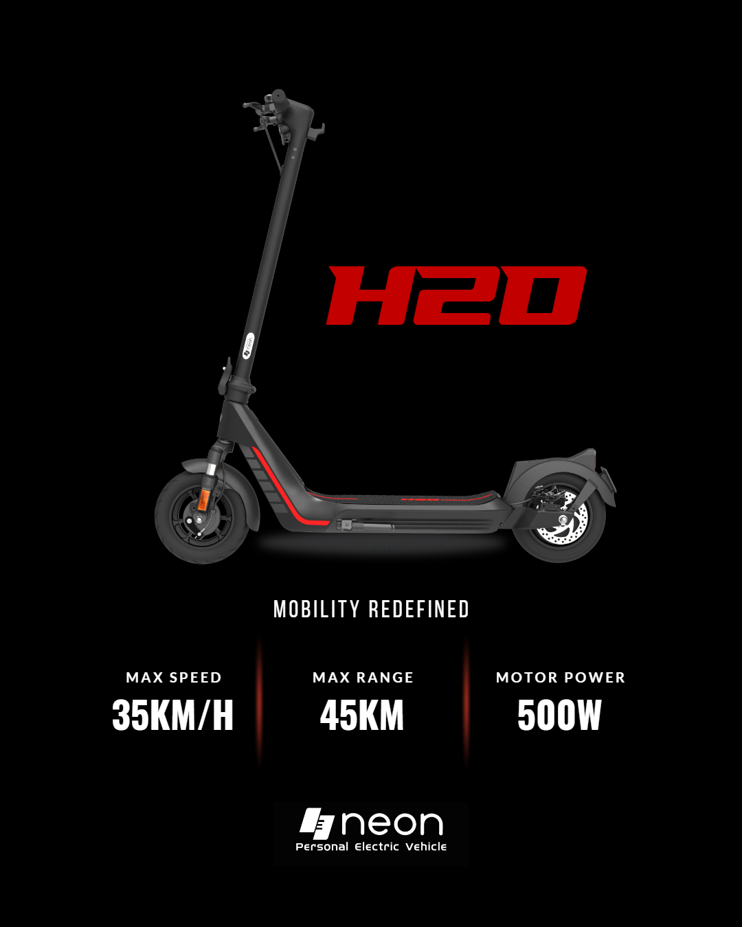 neon h20 mobility redefined