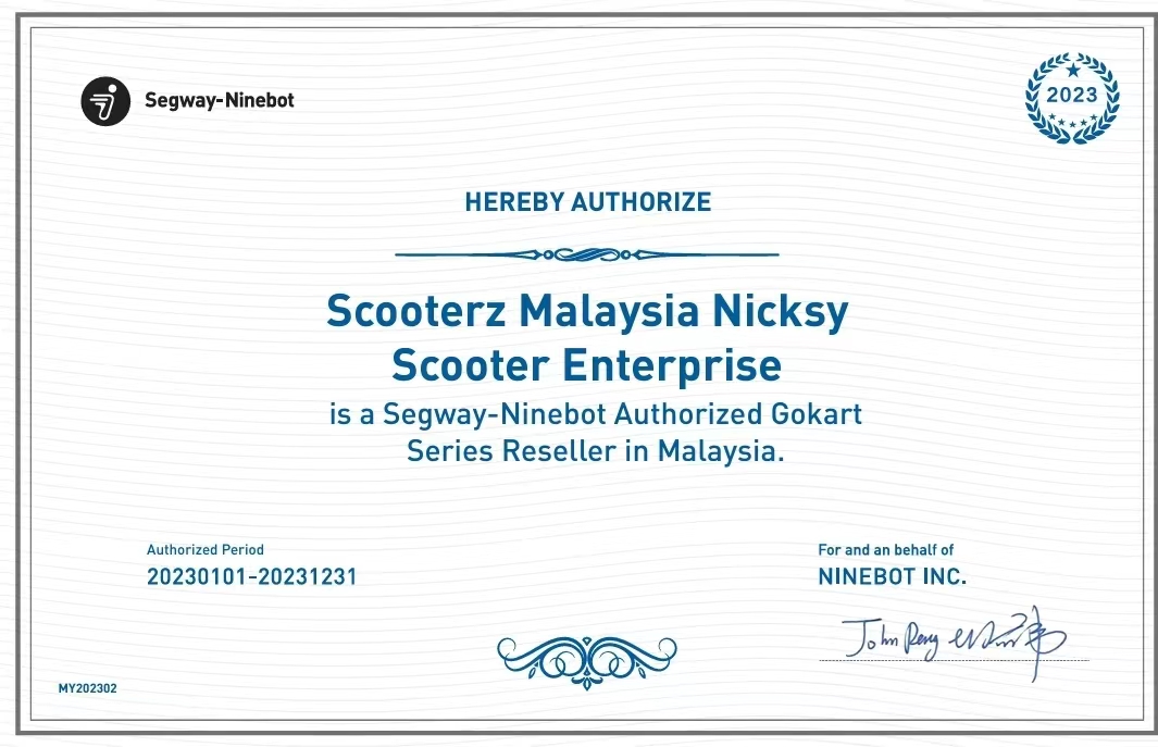 cert segway malaysia