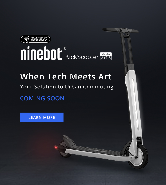 Segway Ninebot T15 KickScooter Air Electric Scooter (First Look) Rolling  out in June 2020