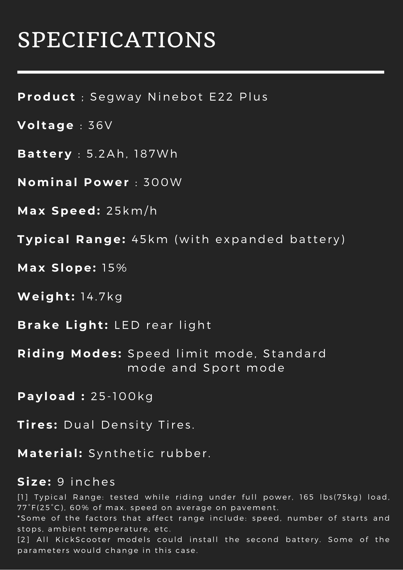 segway ninebot e22 plus