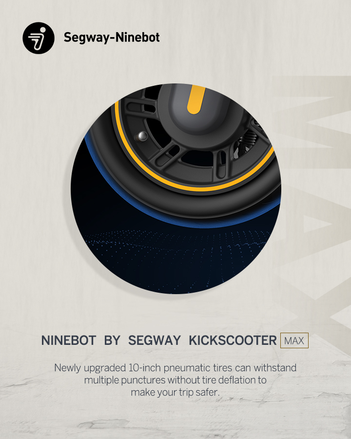segway ninebot max tyres