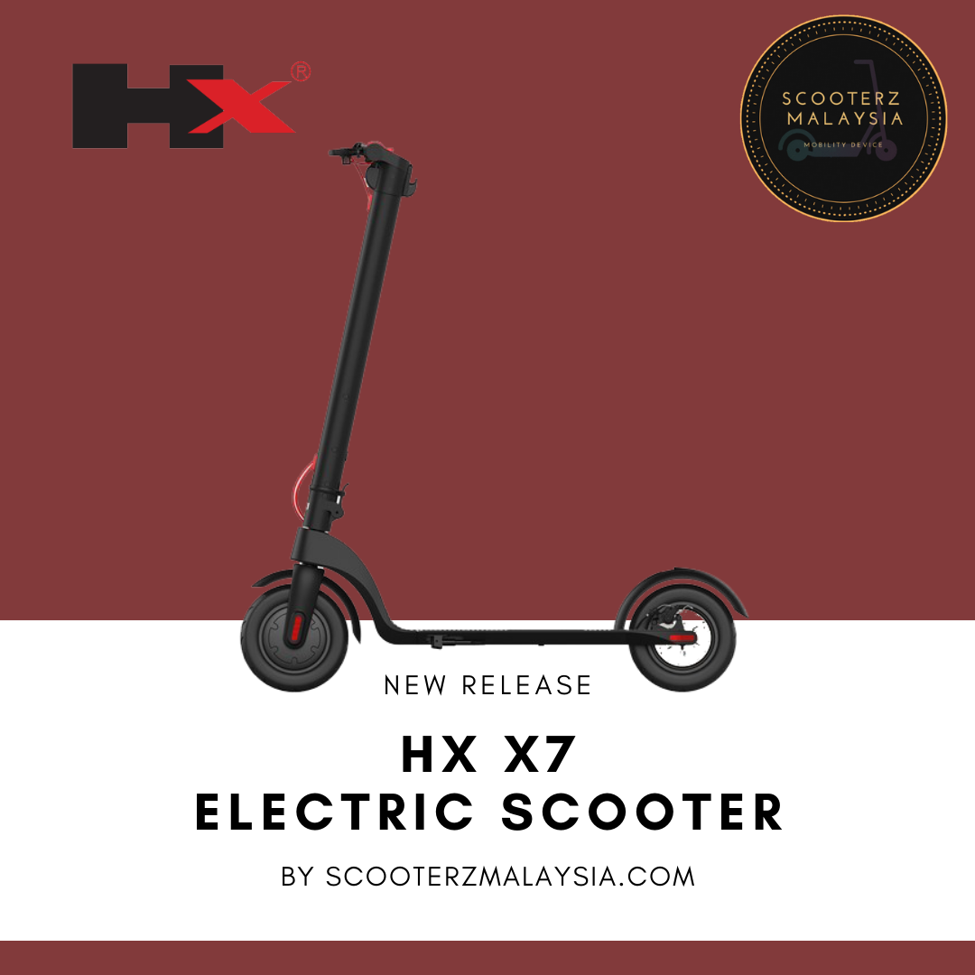 HX X7 Electric Scooter (30kmh Speed, 20km Range, 350W Motor)