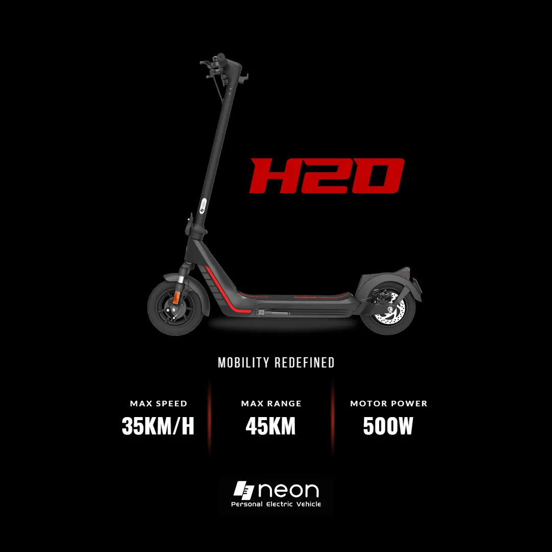 neon h20 mobility redefined square