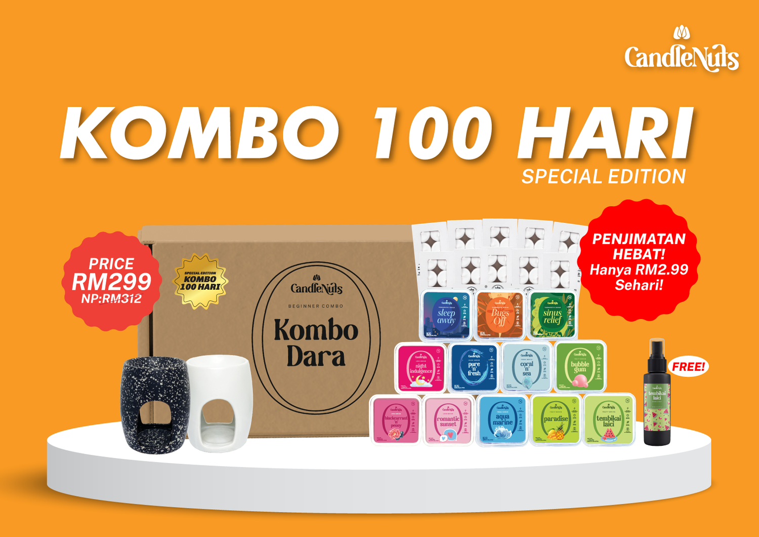 CANDLENUTS Best scented Candles Meltz in MALAYSIA!