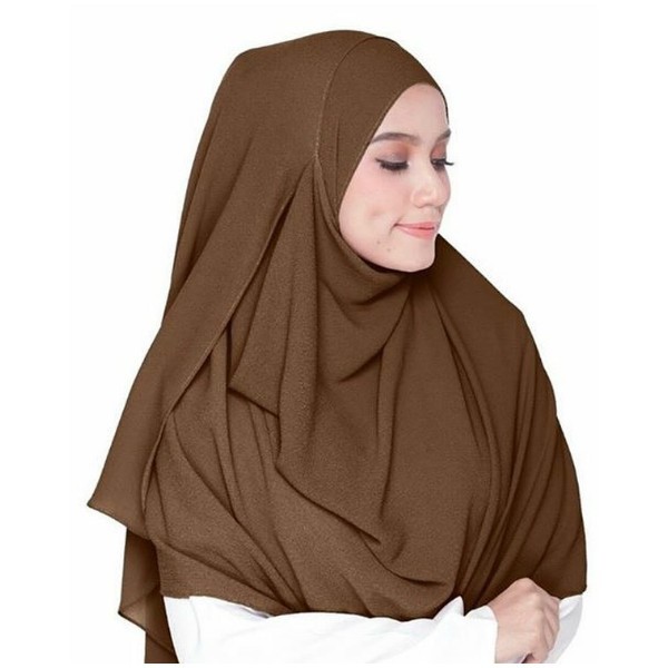 Exclusive Embun Tudung  Instant Shawl Coffee www myfesyen com