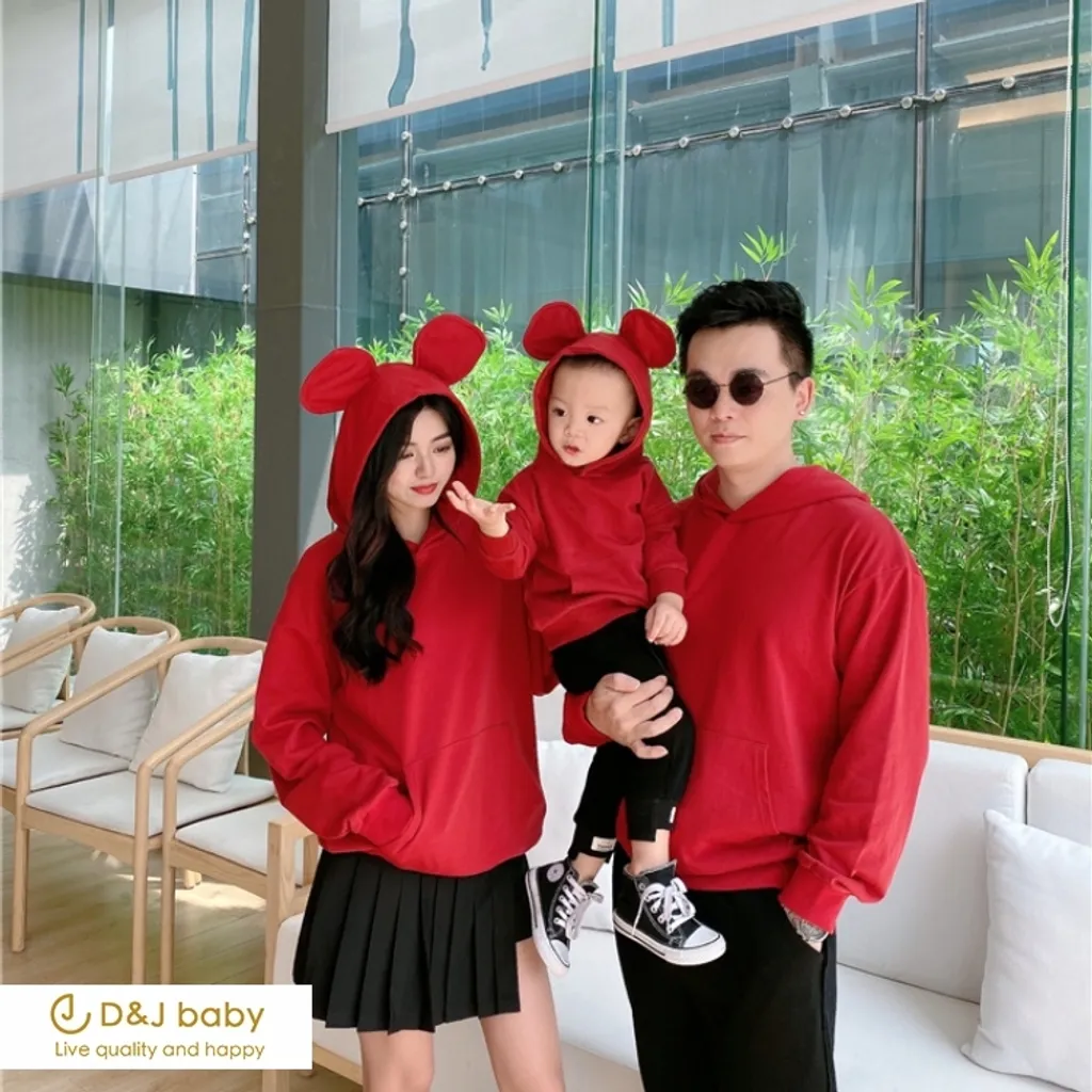 米奇耳朵連帽親子裝 - D&J Baby2.jpg