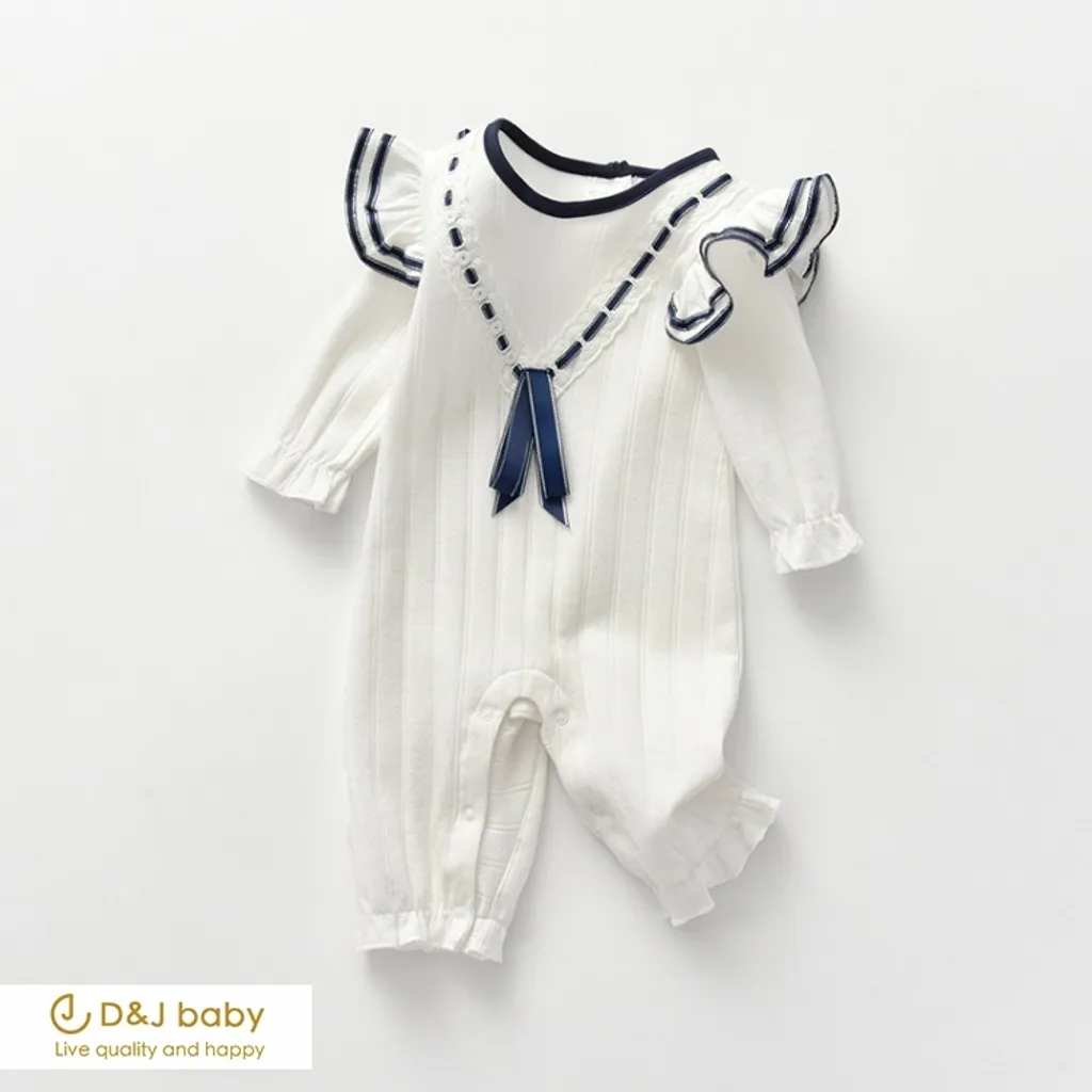 白色海軍風包屁衣 - D&J baby1.jpg