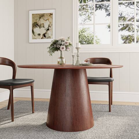 Wooden-Round-Dining-Table-for-4-6-Farmhouse (2)