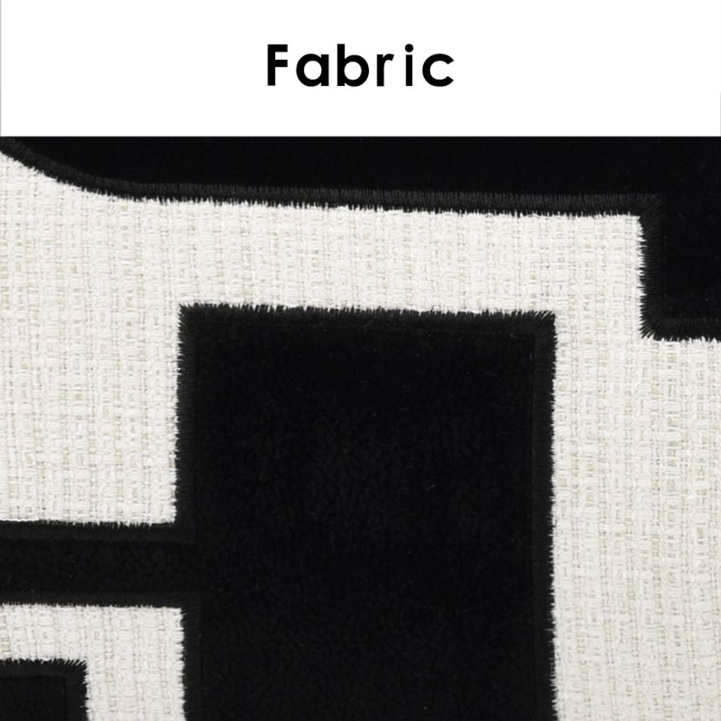 黑白摩登刺繡 2