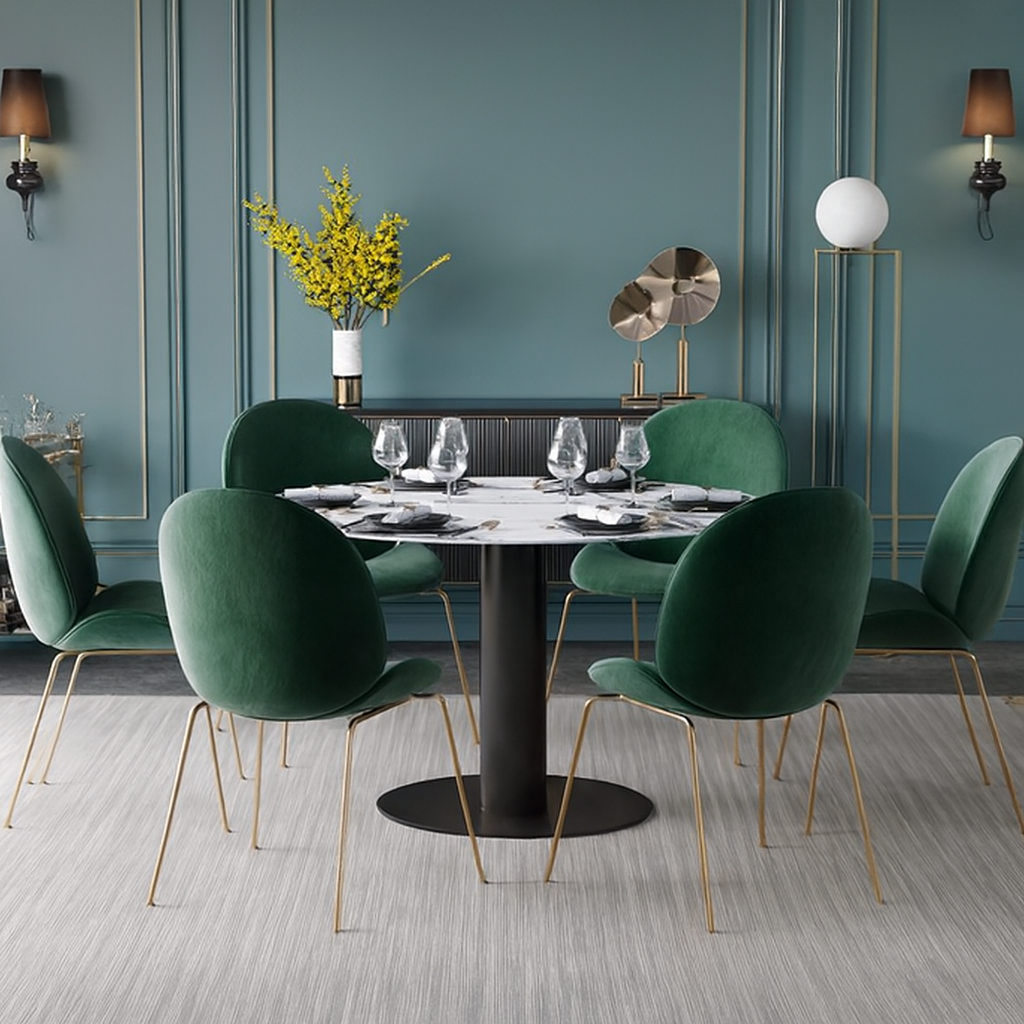 A stylish dining roo