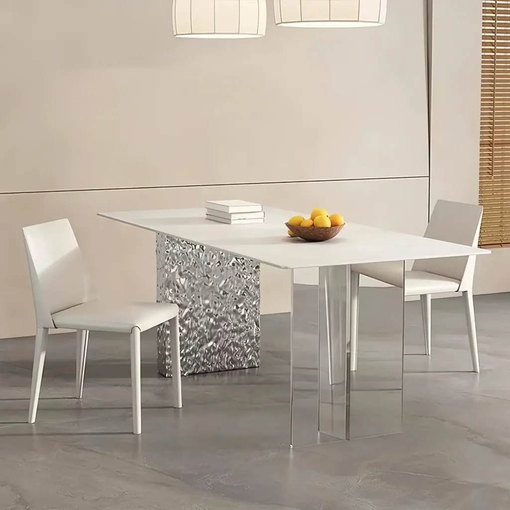 modern-rectangular-white-and-silver-dining-table-made-107482