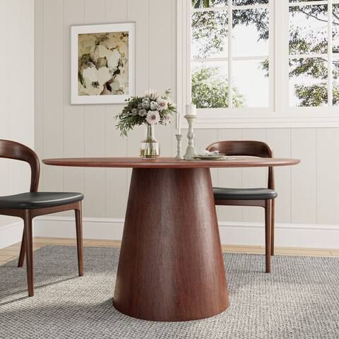 Wooden-Round-Dining-Table-for-4-6-Farmhouse (2)