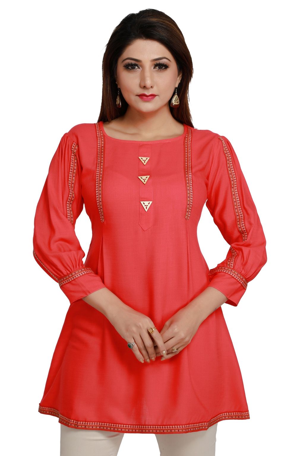 designer-peach-color-rayon-short-length-kurti5-eashita-03b - Copy