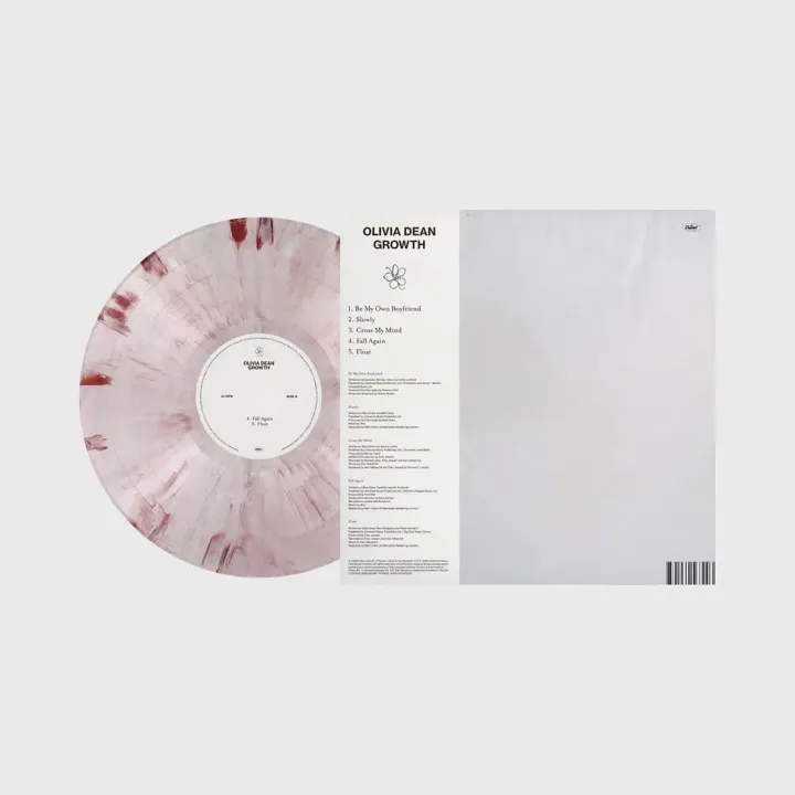 1-olivia-dean-growth-ep-peppermint-pink-marbled-vinyl-edition