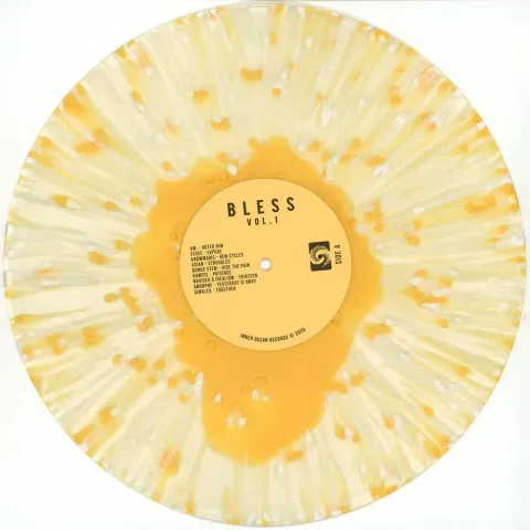 4-v-a-bless-volume-1-milky-clear-with-yellow-splatter-vinyl-edition