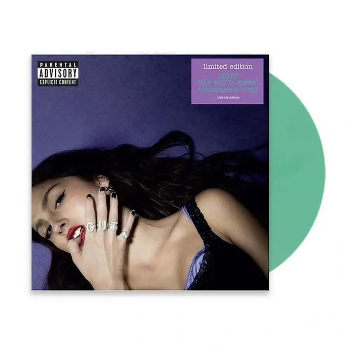 2-olivia-rodrigo-guts-limited-the-sky-is-green-vinyl-edition