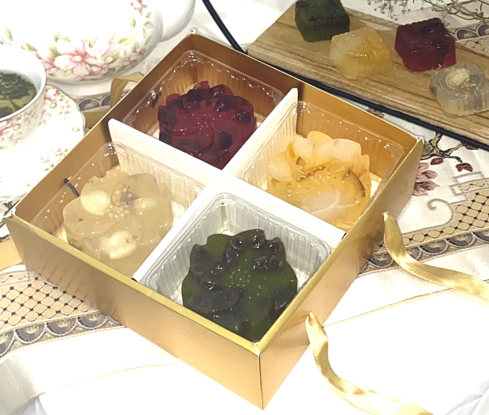 Jelly mooncake 4 pcs pack