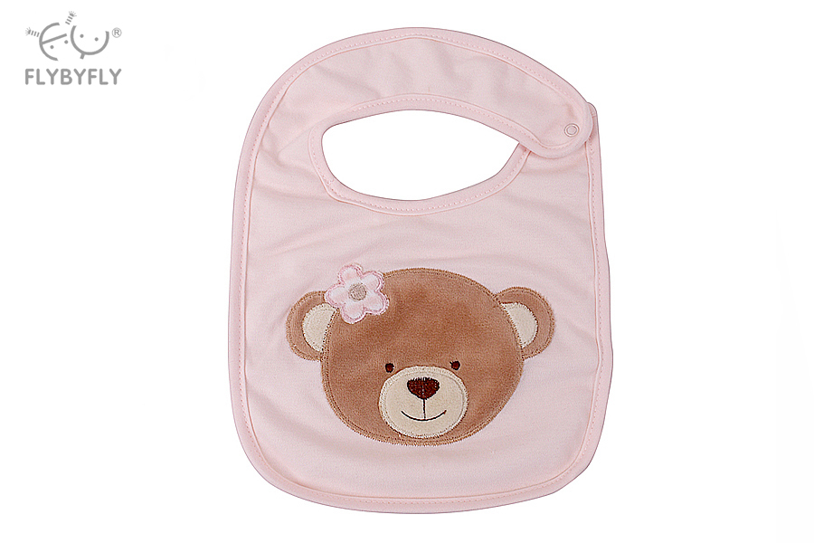 3D Bear Baby Bib (Pink).jpg