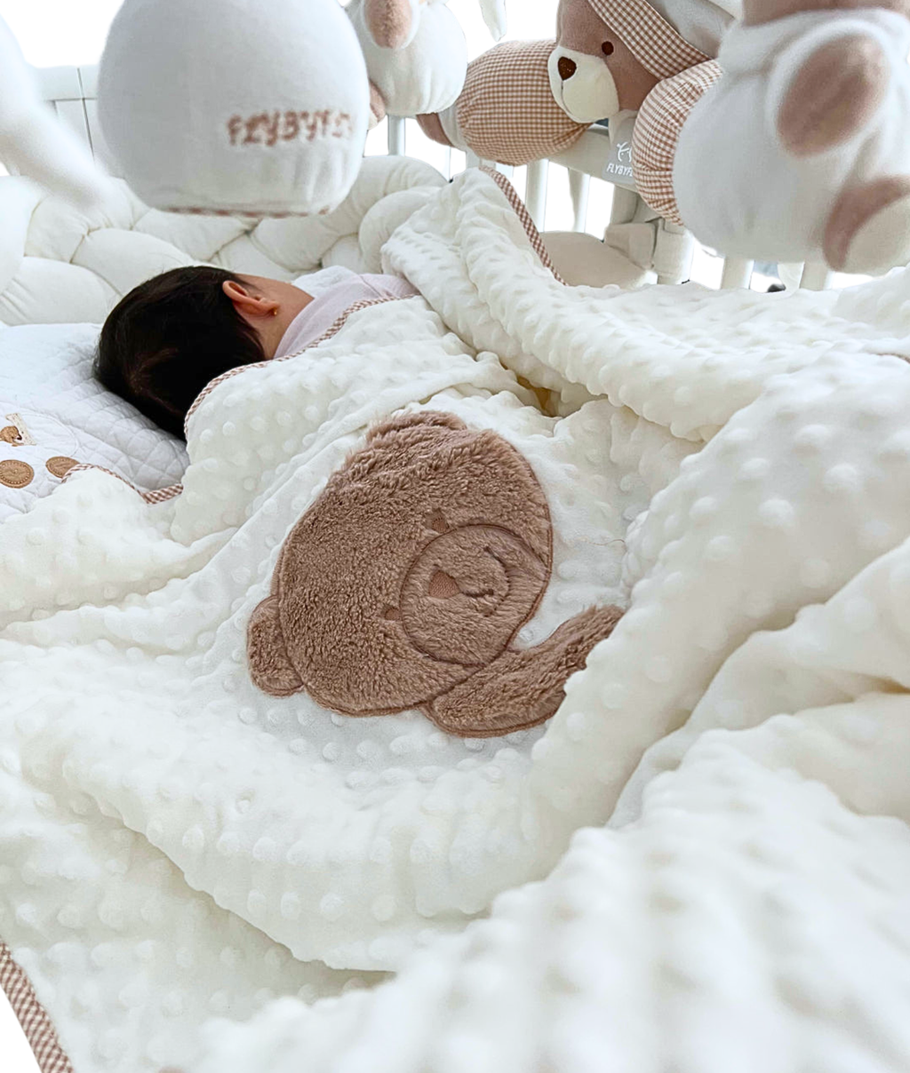Popo Bear Kids Blanket - Beige (1)