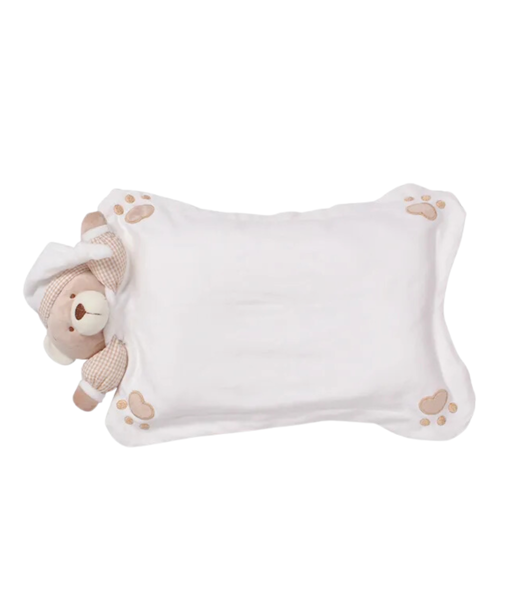 bear paw pillow beige