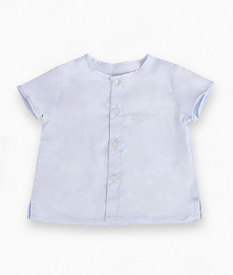 Toddler Boy Classic Shirt (Blue) 1