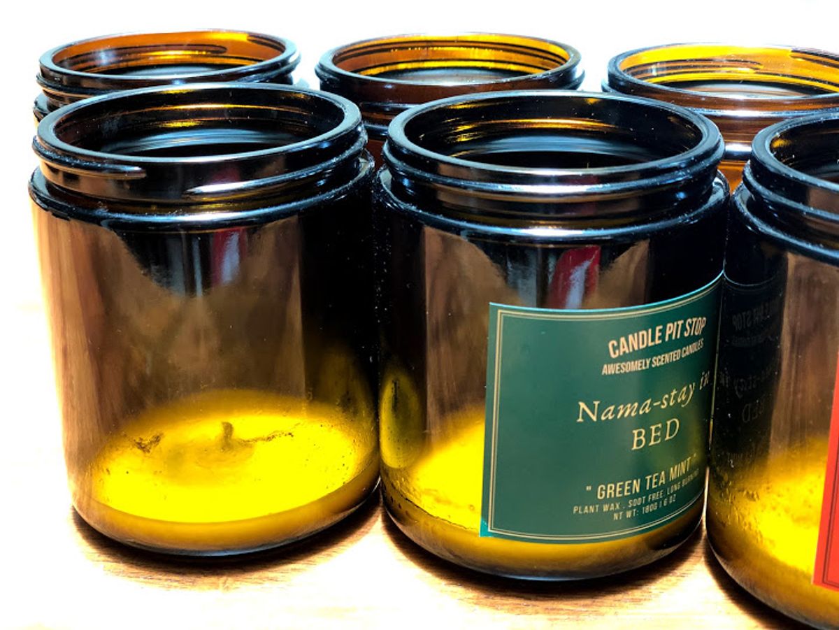 Re-using candle jars