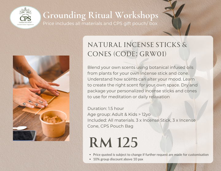 Natural Incense Sticks & Cones (1)