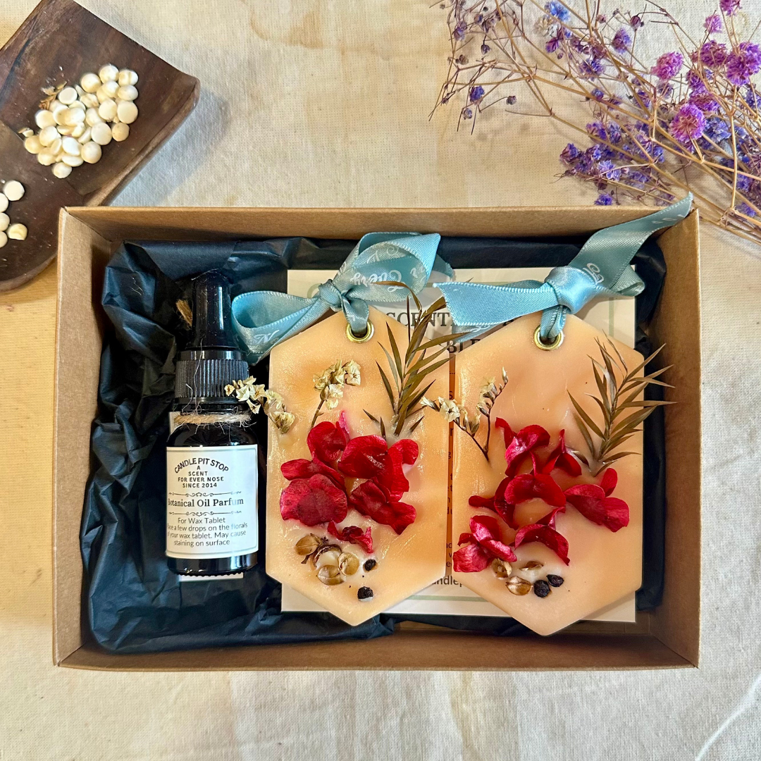 Wax Tablet Set of 2 - Hibiscus Malaya