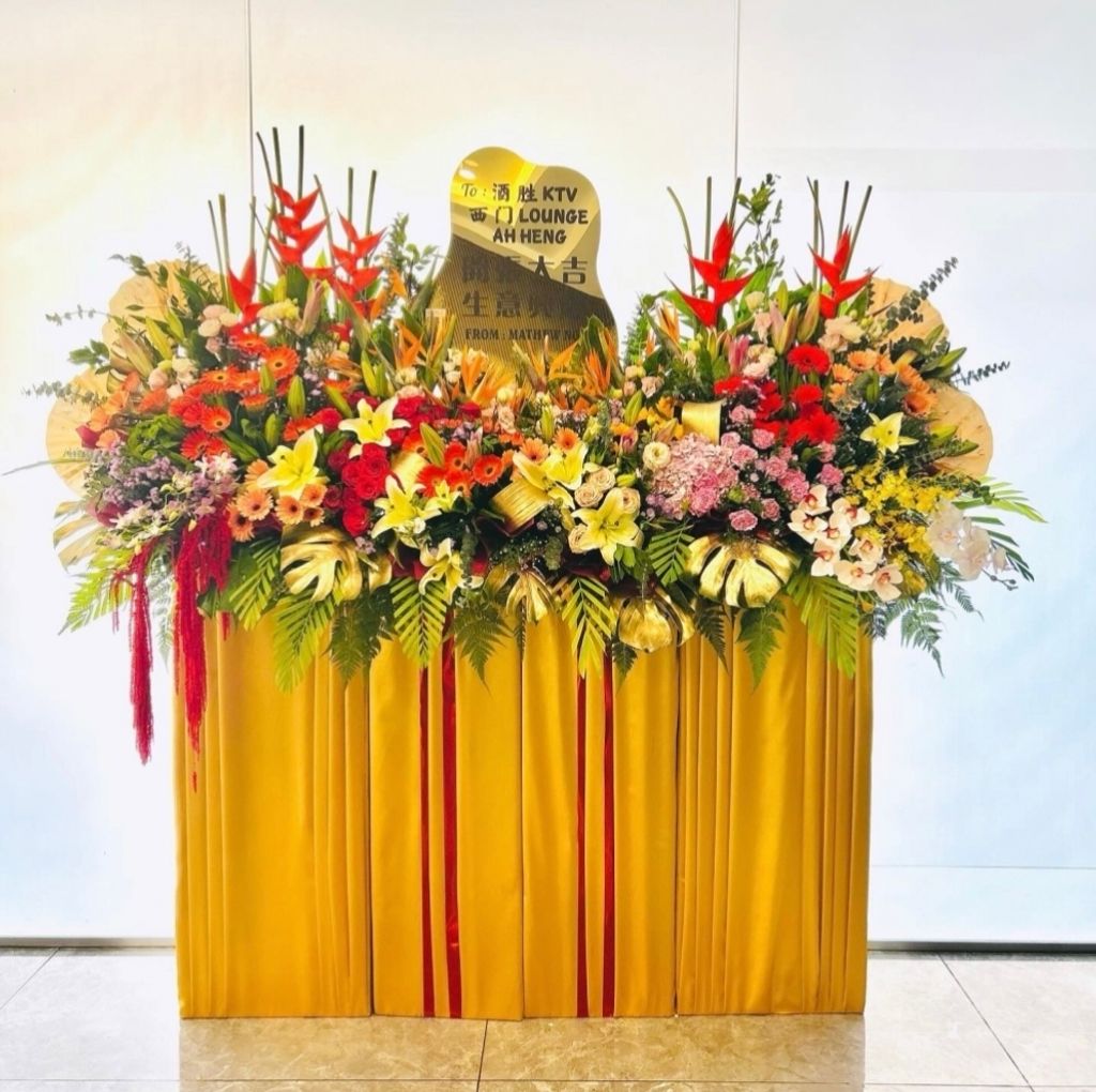 Grand Opening Flower Stand 08