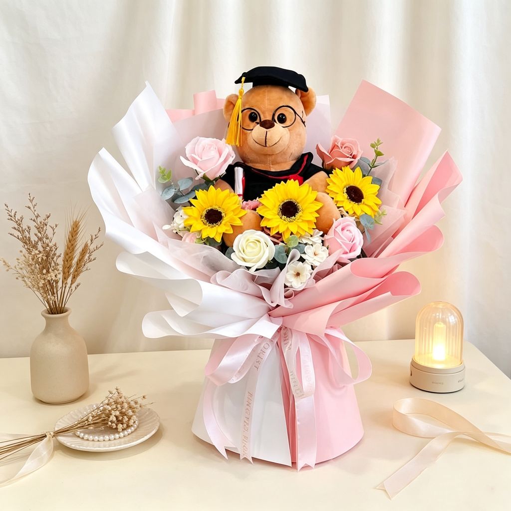 Avery Graduation Bouquet (Soap Flower)