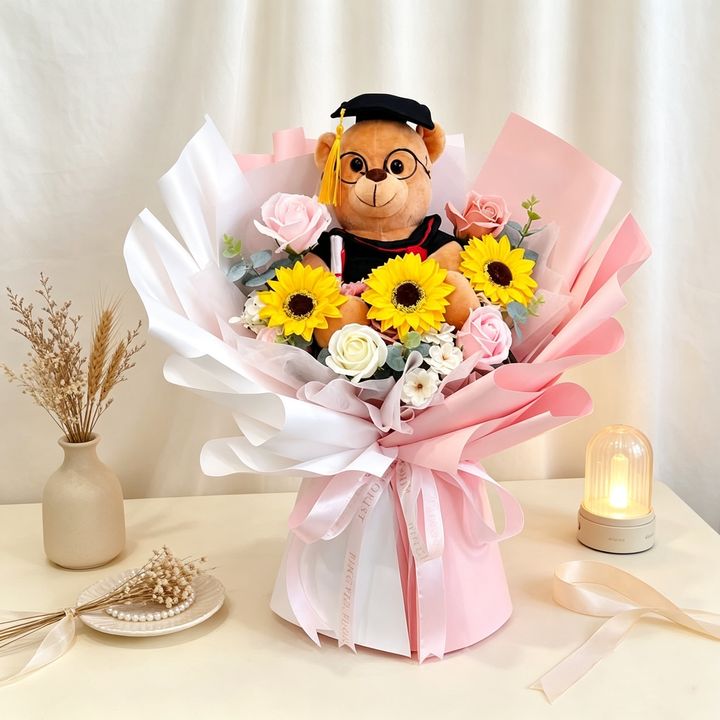 Avery Graduation Bouquet (Soap Flower)