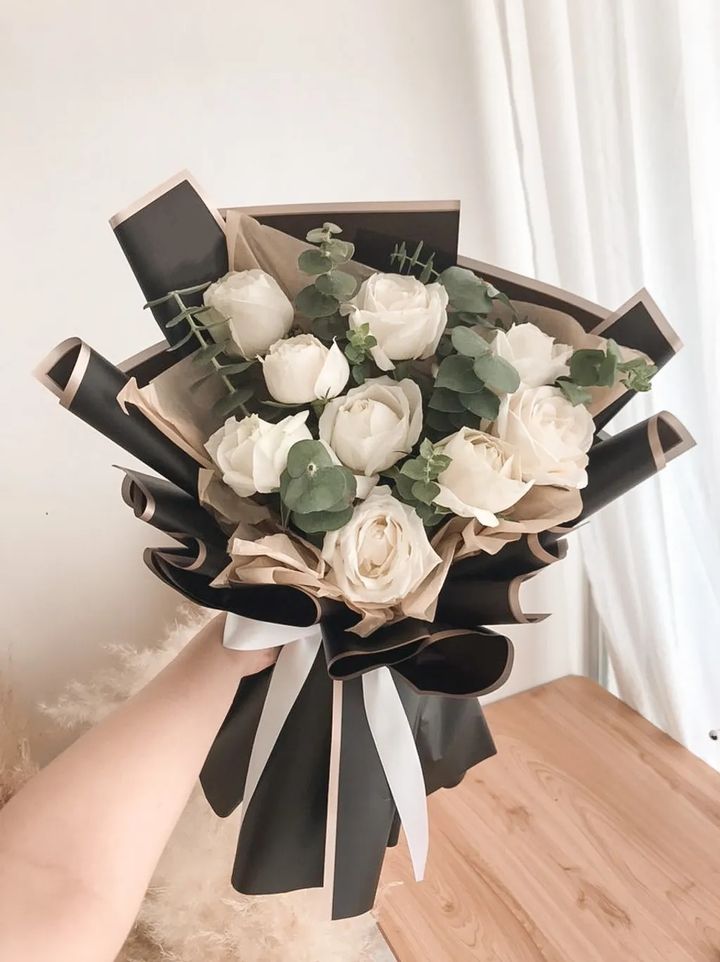 White Roses Bouquet