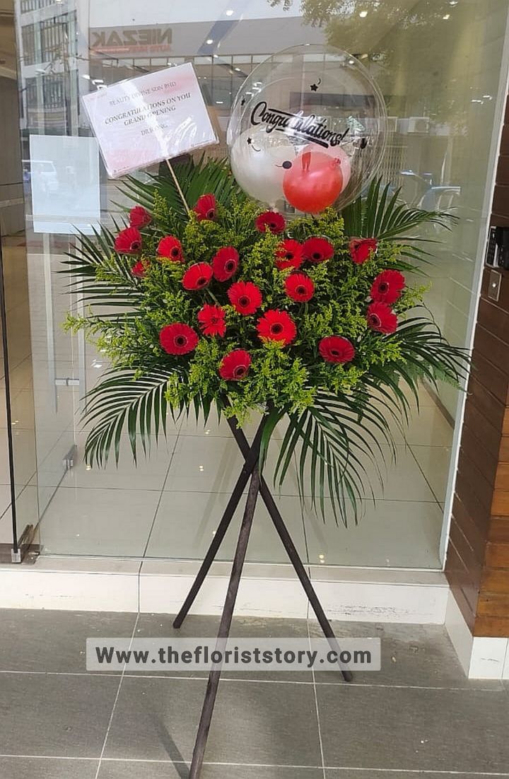 Balloon Opening Flower JB - johor florist