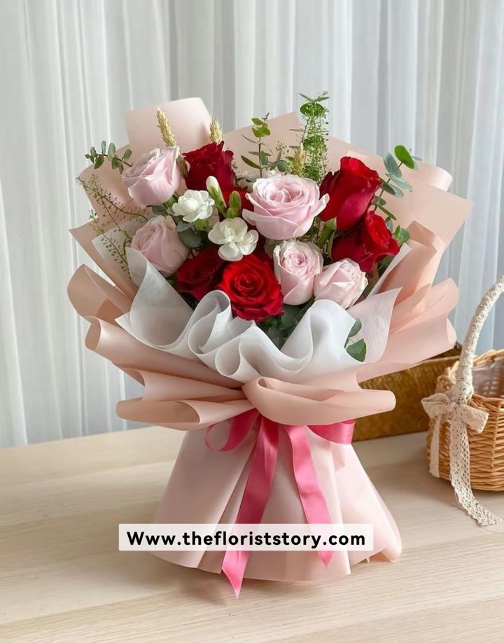 Pink Roses Bouquet