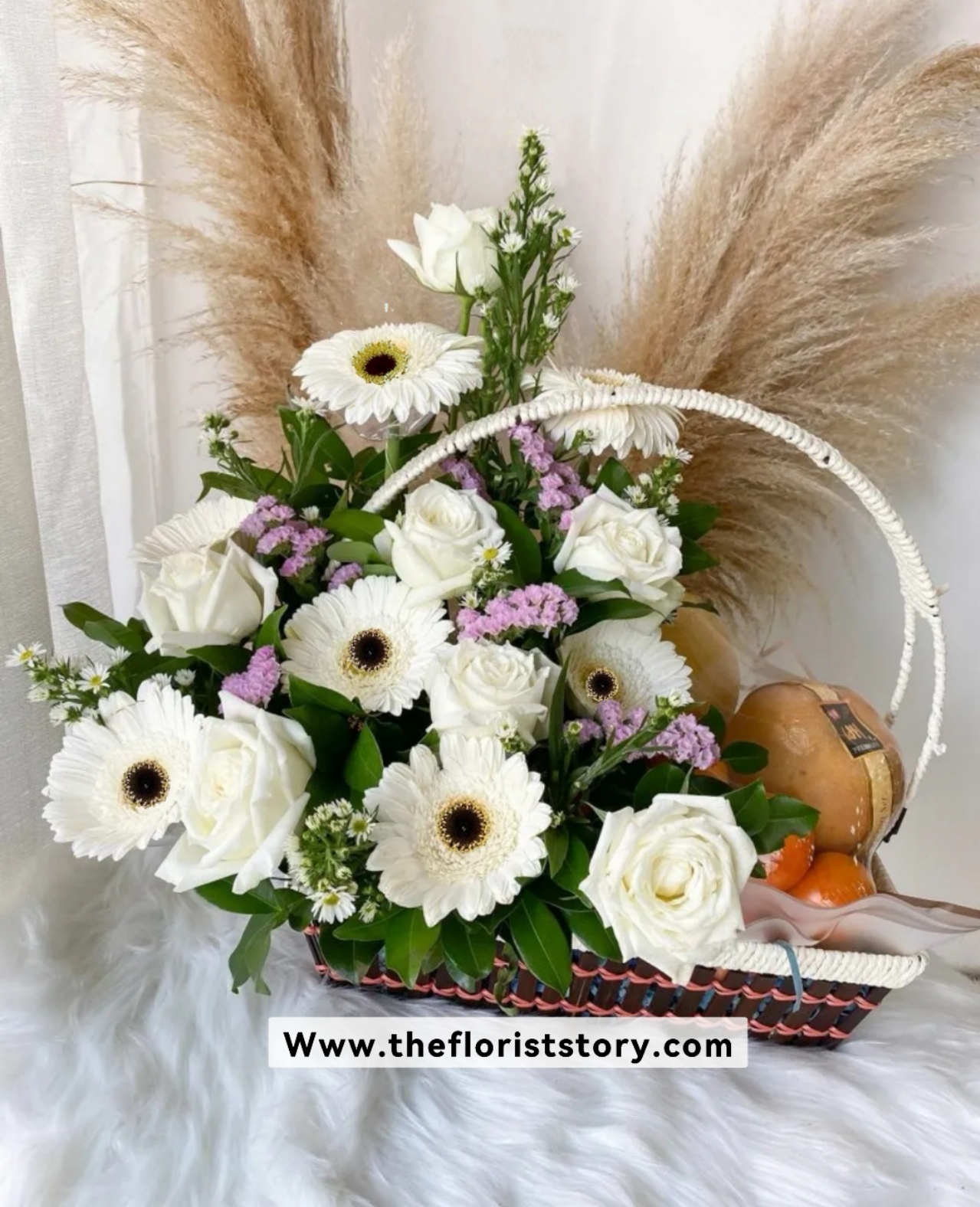 Funeral Flower Fruits Basket The Florist Story ( Florist Johor Gift