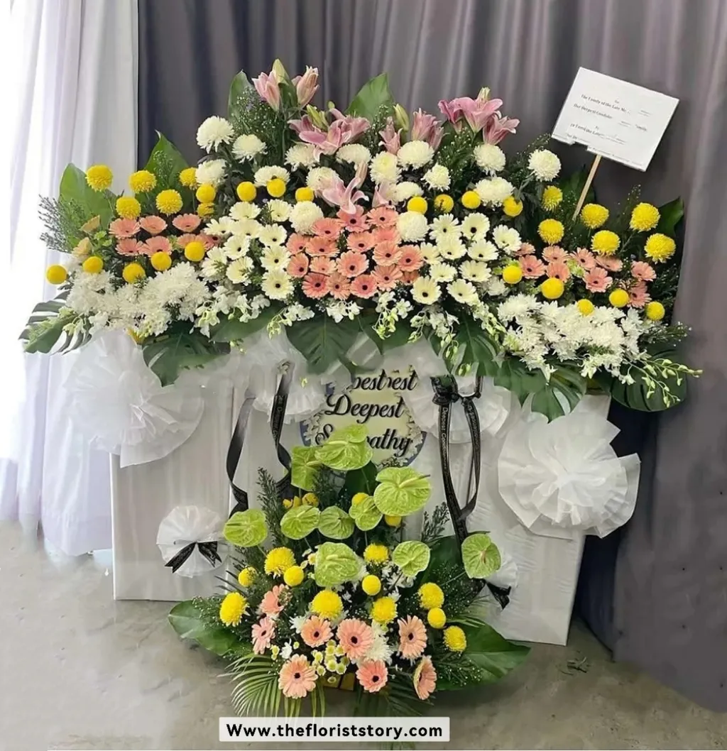 Heartfelt Condolence Flower Stand 121
