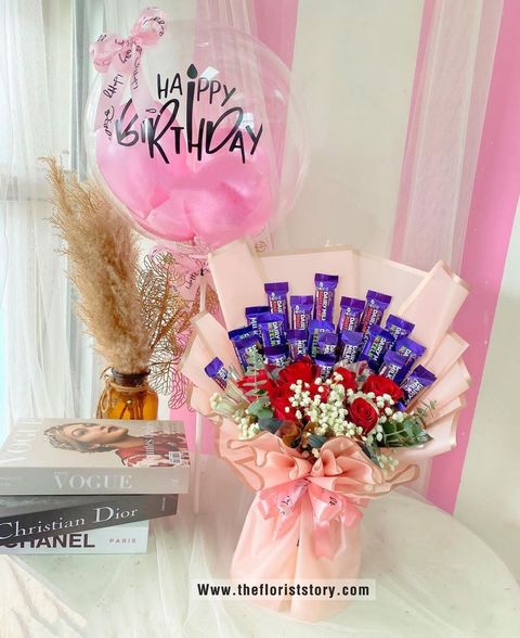 Balloon & Chocolate Bouquet 126