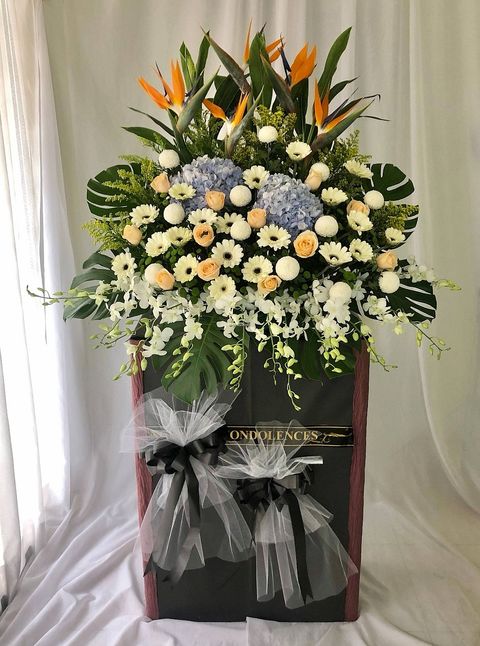 Always on my mind Condolence Flower Stand