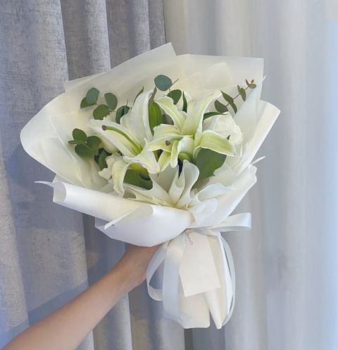 White Lilies Bouquet